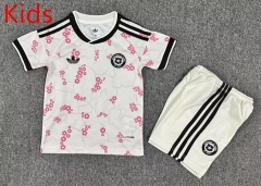 2026-2027 Chile Away White&Pink Kids/Youth Soccer Uniform-7809