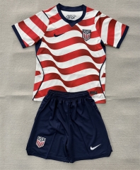 2026-2027 USA Home White&Red Soccer Unifrom-AY