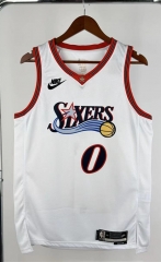 2026 Retro Edition Philadelphia 76ers #0 White NBA Jersey-311