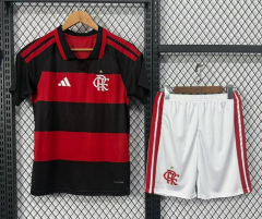 2026-27 Flamengo Home Red& Black Kids/Youth Soccer Uniform