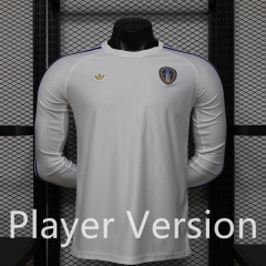 (S-3XL) Player Version 2026-2027 Casual Version Leeds United White LS Thailand Soccer Jersey AAA-888