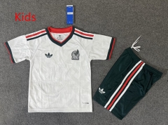 2026-2027 Mexico Away White Kids/Youth Soccer Uniform-6748