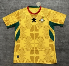 (S-4XL) 2026 World Cup Ghana Away Yellow Thailand Soccer Jersey AAA-4506