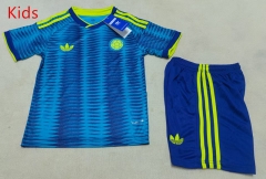 2026-2027 Colombia Away Blue Kids/Youth Soccer Uniform-507