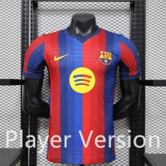 Player Version 2026-2027 Barcelona Home Red&Blue Thailand Soccer Jersey AAA-888