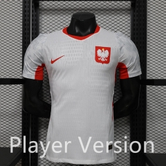 Player Version 2026-2027 Poland Home White Thailand Soccer Jersey AAA-888
