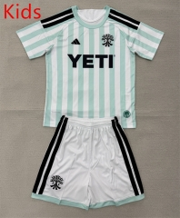 2026-2027 Austin FC Away White&Green kids/Youth Soccer Uniform-AY