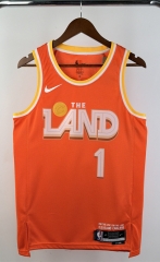 2023 City Edition Cleveland Cavaliers #1 Orange NBA Jersey-311