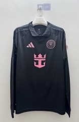 (s-4xl)2026-27 Inter Miami CF Away Black LS Thailand Soccer Jersey AAA-9268