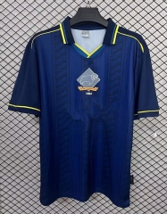 (S-4XL) Retro Version 1995-1996 Derby County Away Royal Blue Thailand Soccer Jersey-2044