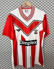 (s-4xl)Retro verison 93 Southampton Home Red&White Thailand Soccer Jersey AAA-2044