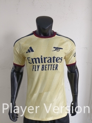 Player Version 2026-2027 Arsenal 2nd Away Yellow Thailand Soccer Jersey AAA-0871