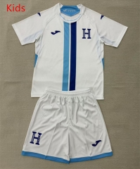 2026-27 Honduras Home White Kids/Youth Soccer Uniform-AY