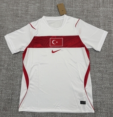 (s-4xl)2026-2027 Turkey Home White Thailand Soccer Jersey AAA-4506