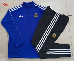 26-27 Argentina Blue Kids/Youth Soccer Tracksuit-815