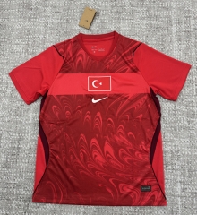 (s-4xl)2026-2027 Turkey Away Red Thailand Soccer Jersey AAA-4506