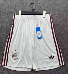 2026 World Cup Spain Away White Thailand Soccer Shorts
