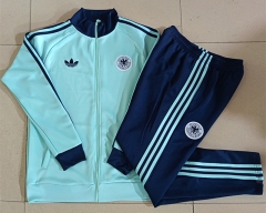 26-27 Germany Blue Thailand Soccer Jacket Uniform-815