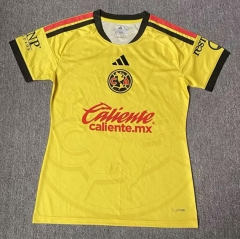 2026-27 Club America Home Yellow Thailand Women Soccer Jersey AAA-5492