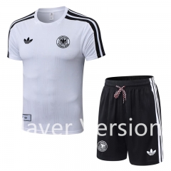 2026-2027 Germany White Short-Sleeved Thailand Soccer uniform-9926