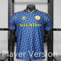 (s-3xl)Player Version 2026-2027 Special Version Manchester United Blue Thailand Soccer Jersey AAA-888