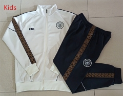 2026-27 Manchester City White Kids/Youth Soccer Jacket Uniform-815