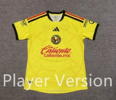 （s-4xl）Player Version 2026-27 Club América Home Yellow Thailand Soccer Jersey AAA-5492