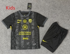 2026-27 Al Ittihad Away Black Kids Soccer Uniform-6748