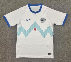 (s-4xl)2026-27 slovenia Away White Thailand Soccer Jersey AAA-512
